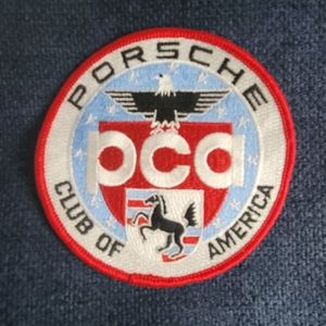 Porsche Club America Rare Vintage Embroidered Patch